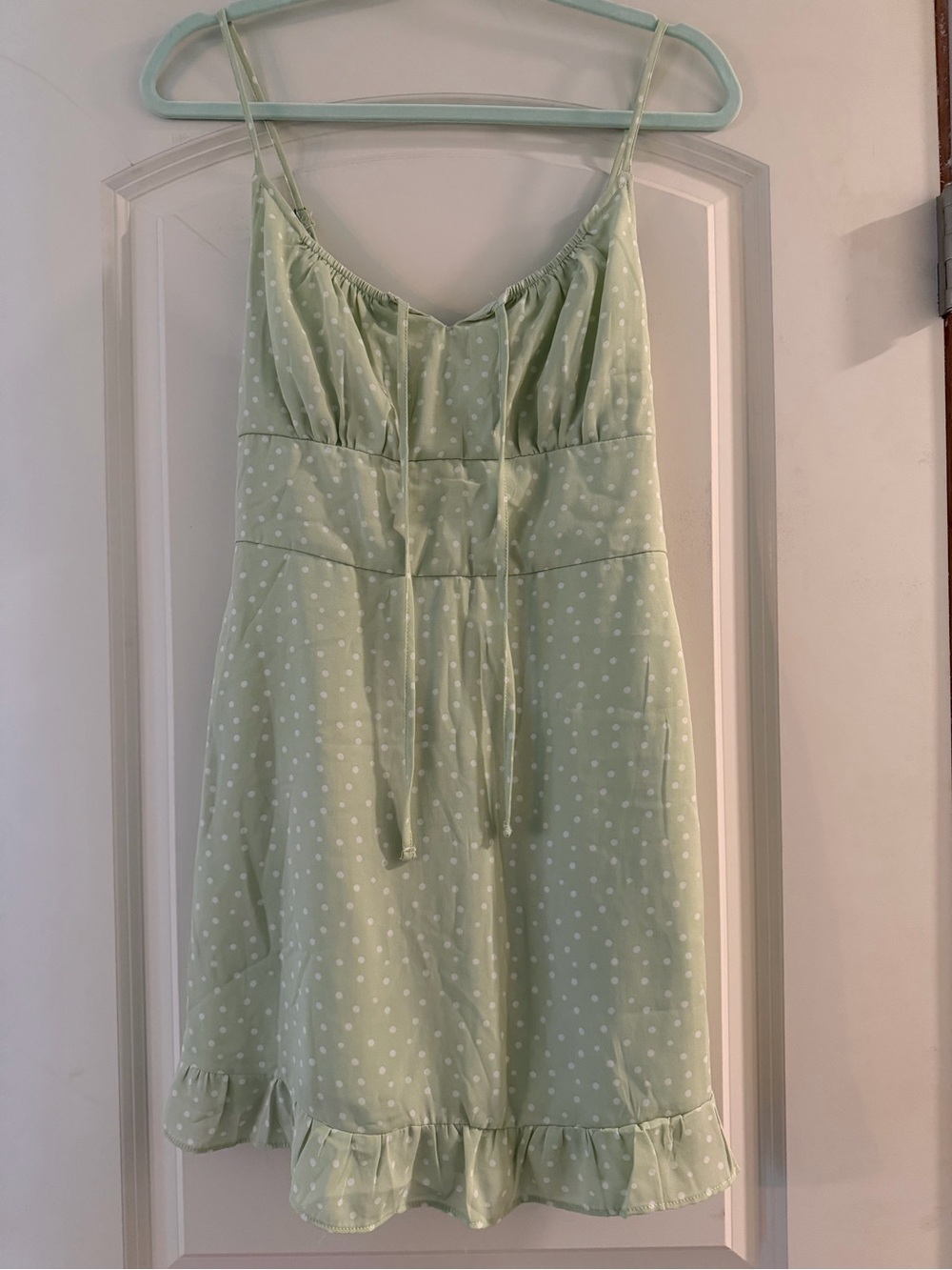 Abercrombie & Fitch Mint Green Polka Dot Sundress